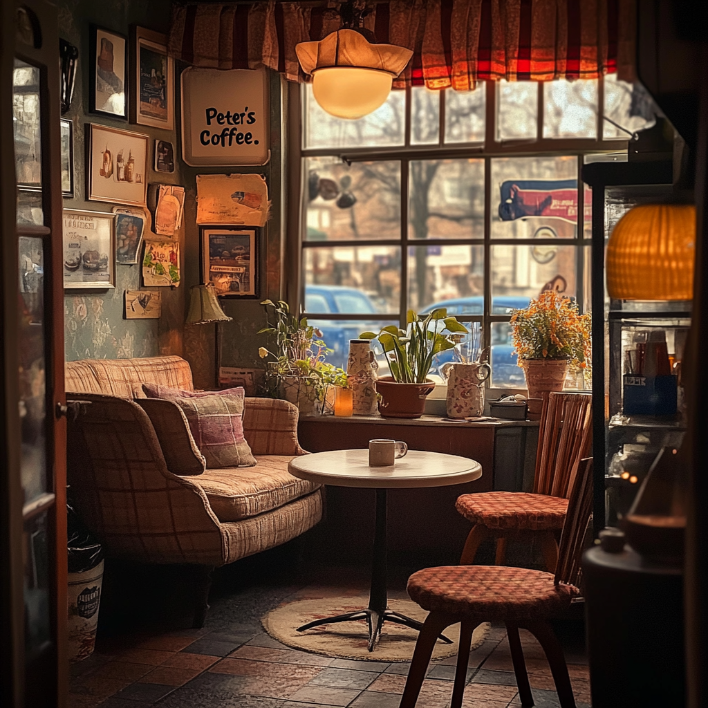 A cozy, inviting coffee shop | Source: Midjourney