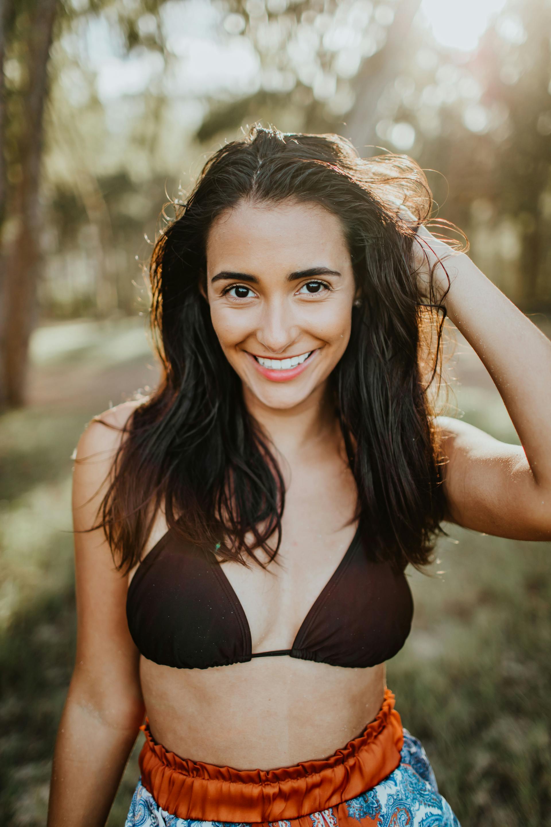 Uma mulher sorridente | Fonte: Pexels
