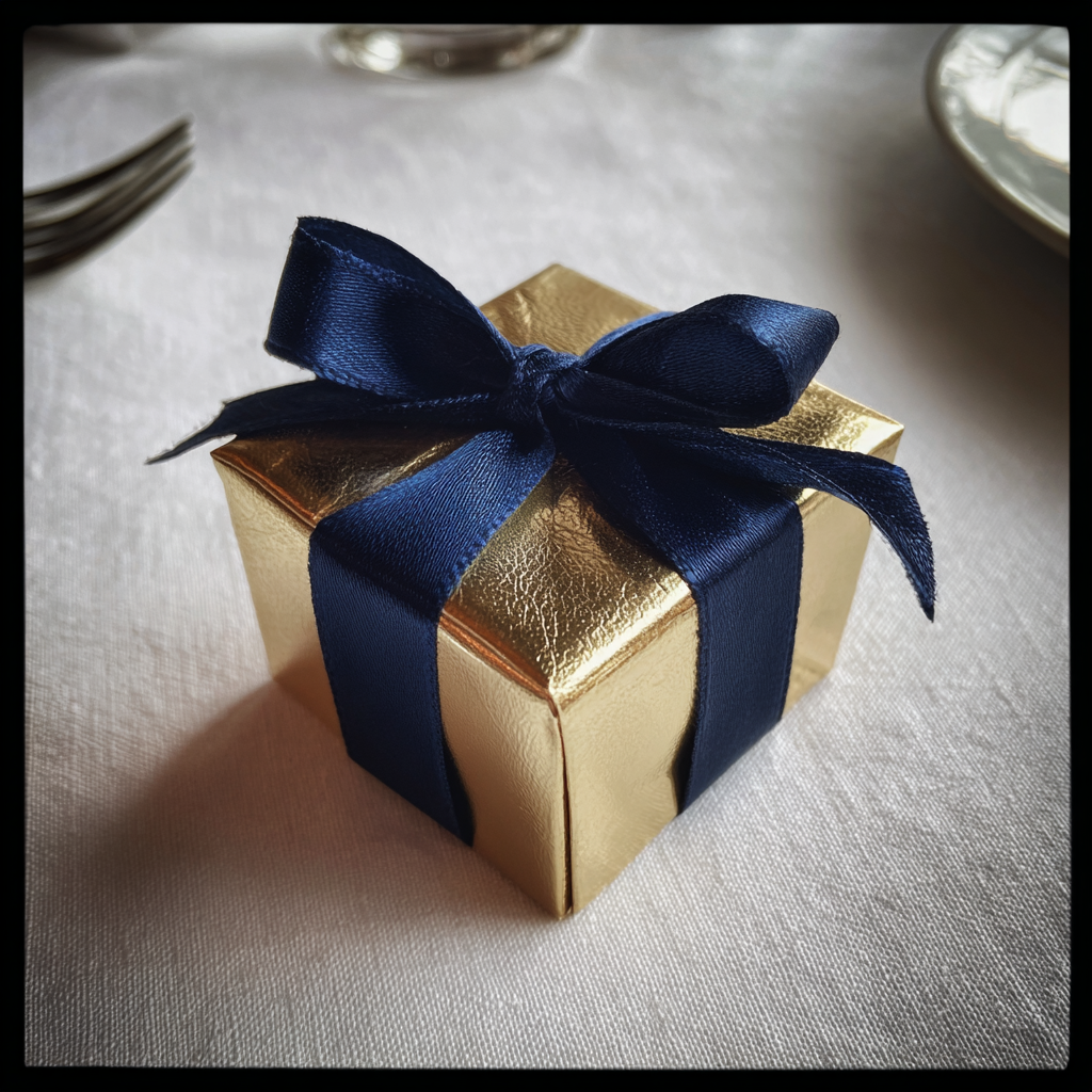 A present on a table | Source: Midjourney