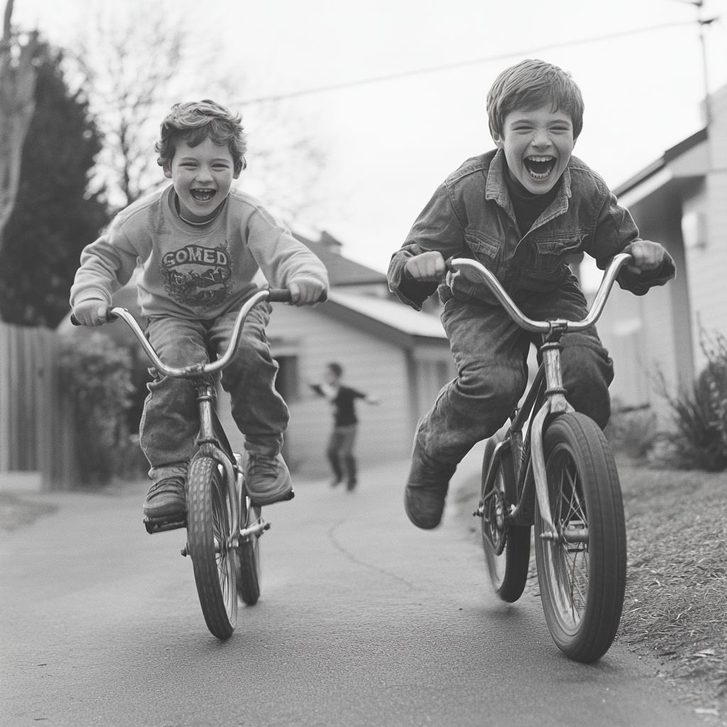 Children playing | Source: Midjourney