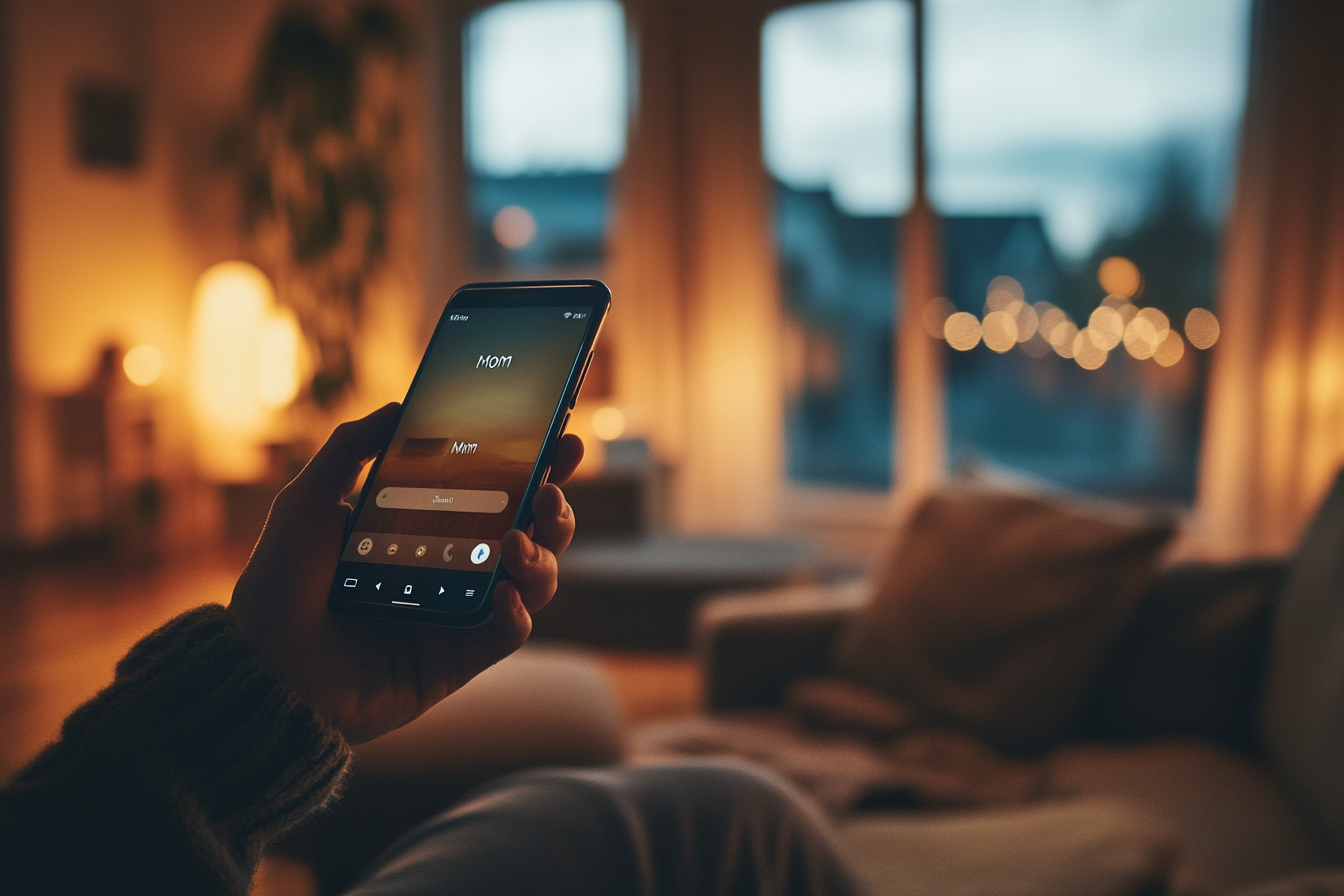 A man holding his phone | Source: Midjourney