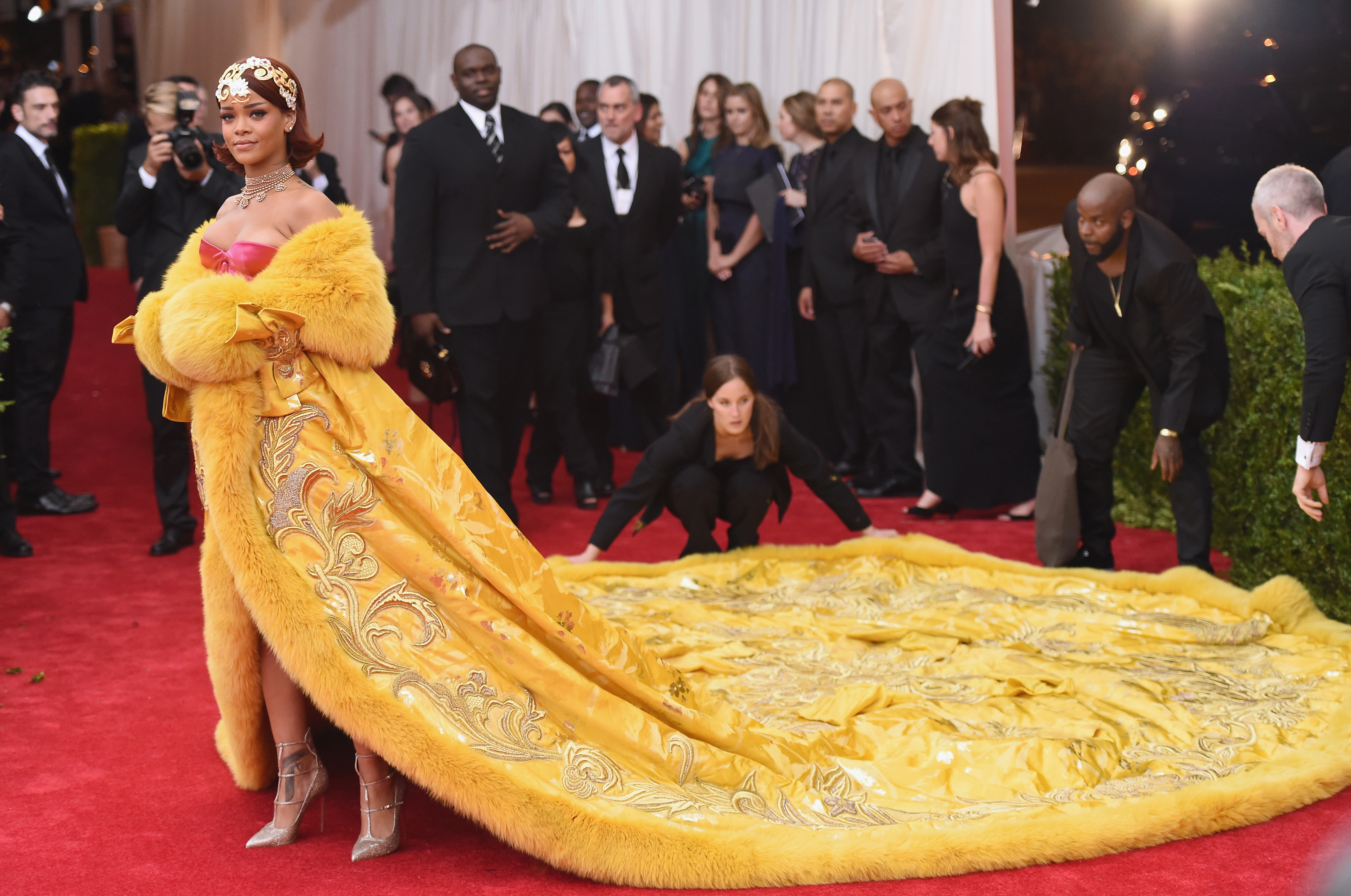 Rihanna at the Metropolitan Museum of Art on May 4, 2015 in New York City. | Source: Getty Images