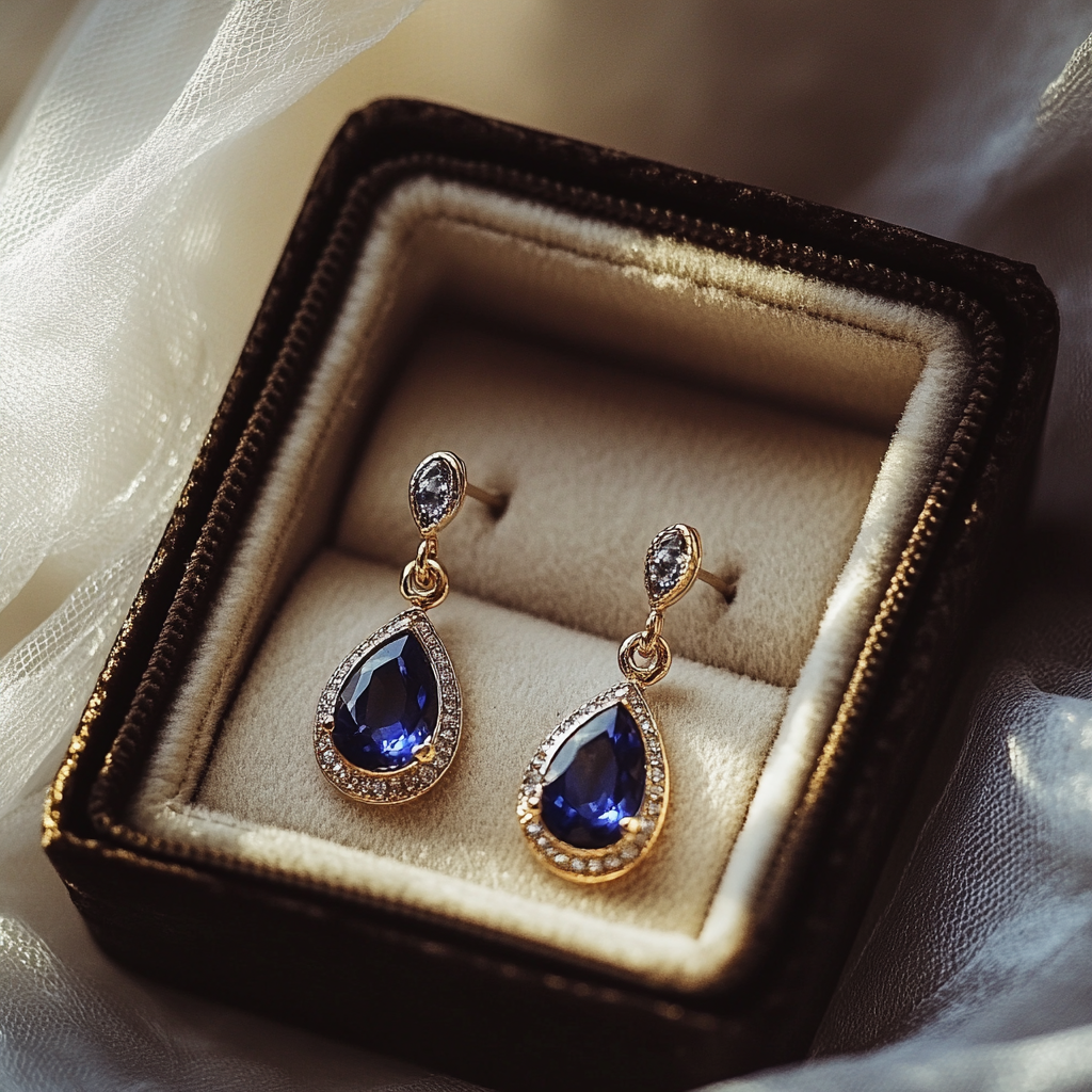 Earrings in a box | Source: Midjourney