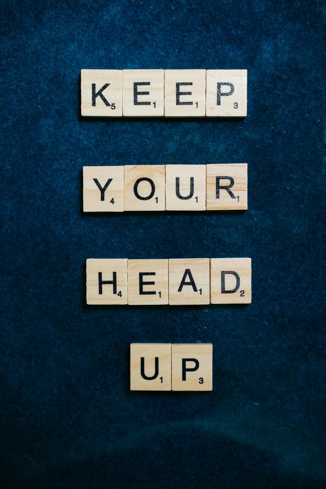 Scrabble tiles featuring a motivational message | Source: Pexels