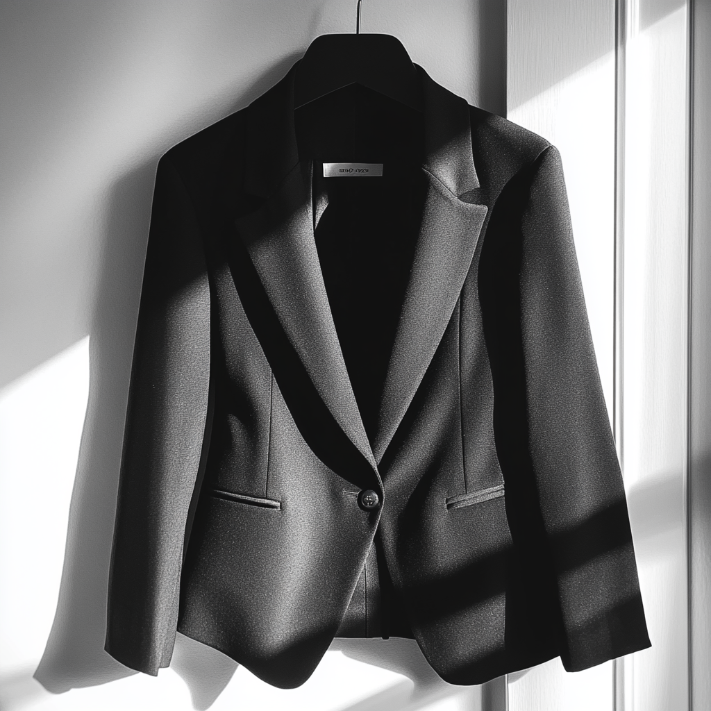 A black blazer | Source: Midjourney