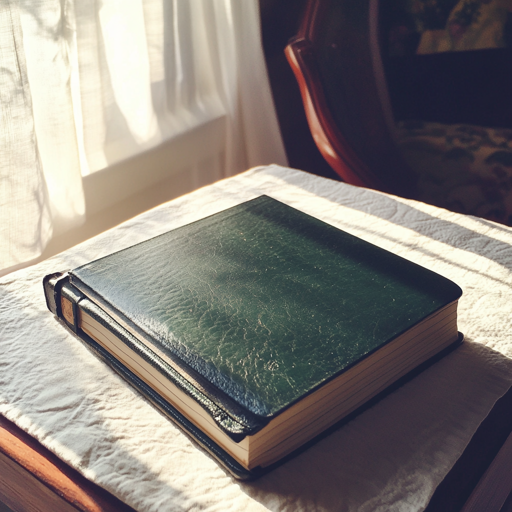 A journal on a bedside table | Source: Midjourney