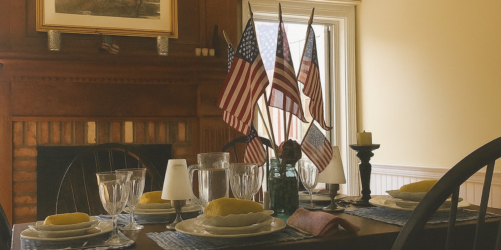Patriotic dinner. | Source: Sora