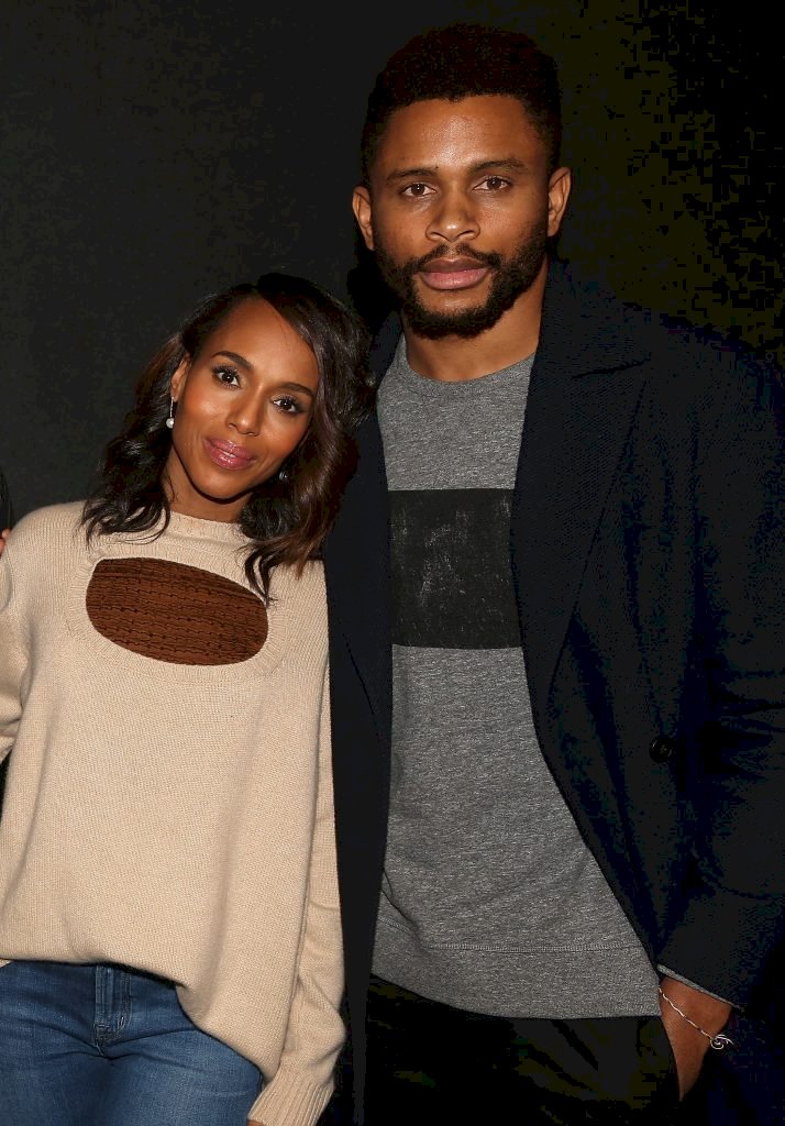 Kerry Washington and husband Nnamdi Asomugha at a screening for the film "If Beale Street Could Talk" at Landmark 57 Theatre on November 26, 2018, in New York City. | Photo by Bruce Glikas/Getty Images