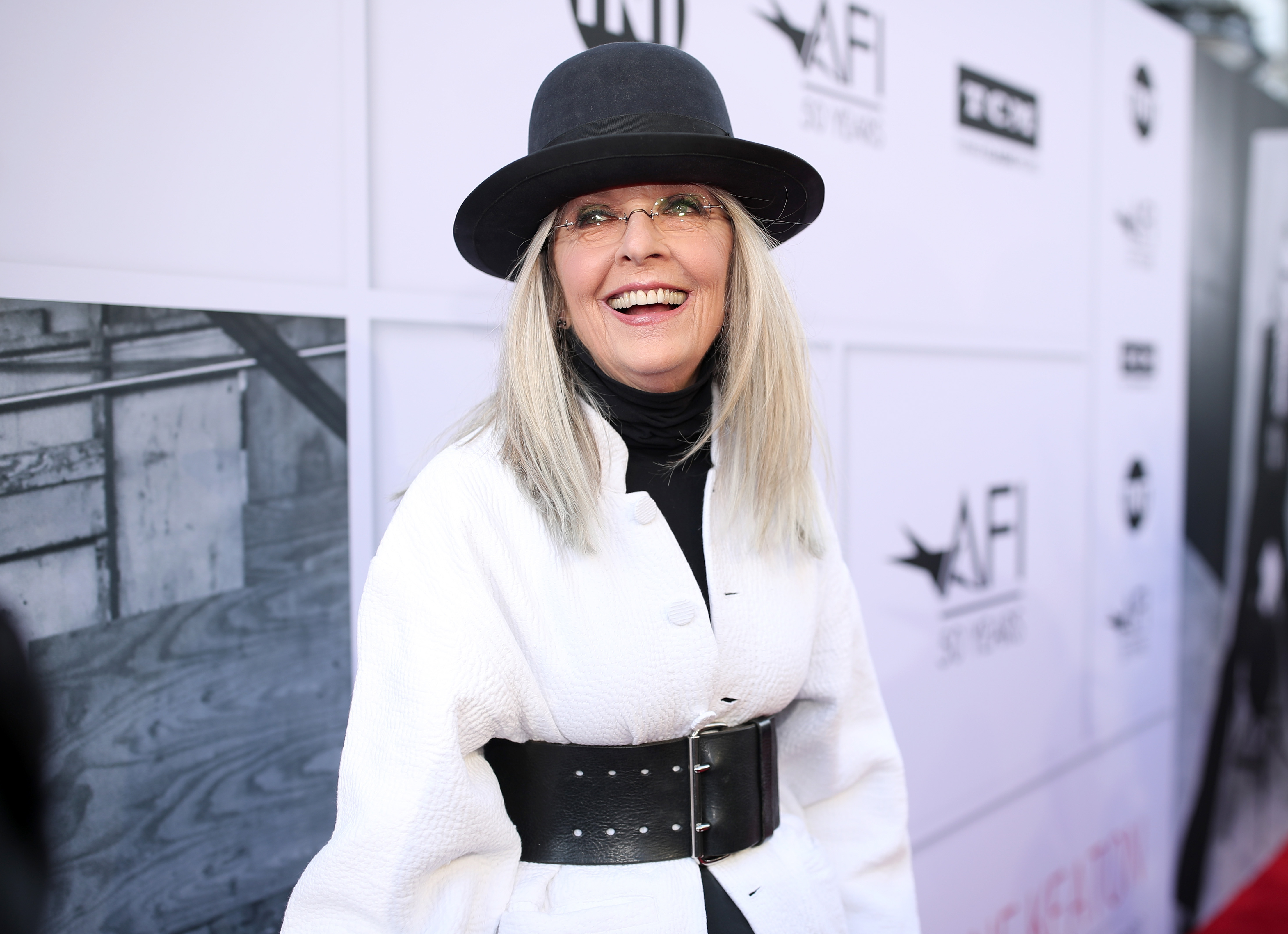 Diane Keaton arrives at American Film Institute's 45th Life Achievement Award Gala Tribute to Diane Keaton at Dolby Theatre on June 8, 2017, in Hollywood, California. | Source: Getty Images