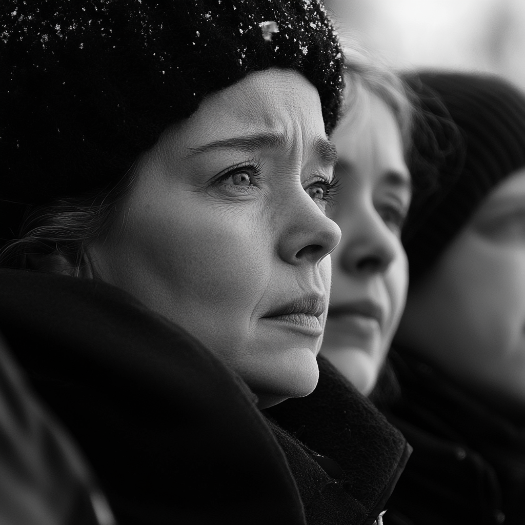 People at a funeral | Source: Midjourney