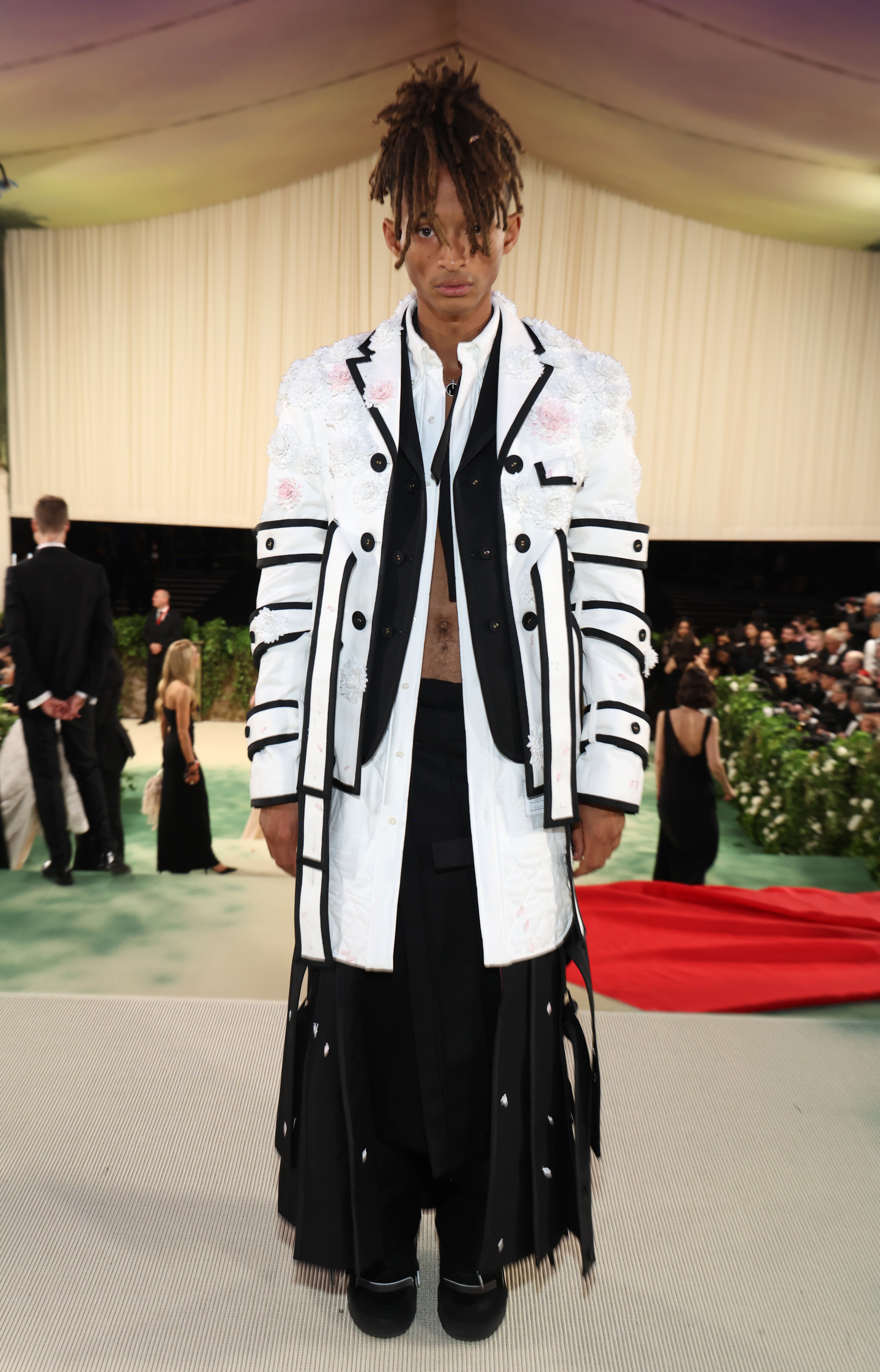 Jaden Smith attends The 2024 Met Gala Celebrating "Sleeping Beauties: Reawakening Fashion" at The Metropolitan Museum of Art on May 06, 2024 in New York City. | Source: Getty Images