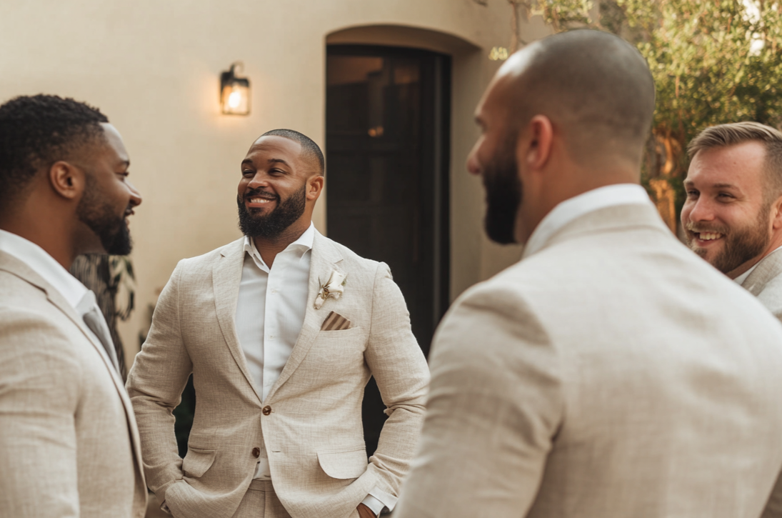 Men in suits | Source: Midjourney