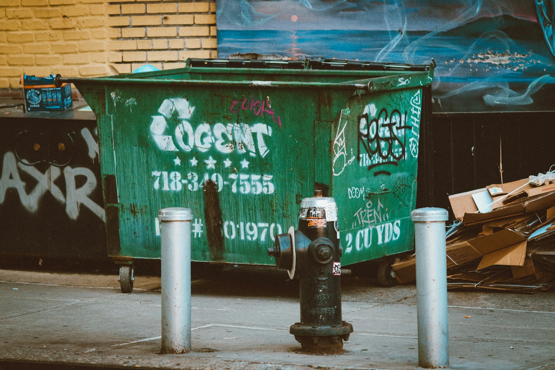 A dumpster on the street | Source: Unsplash