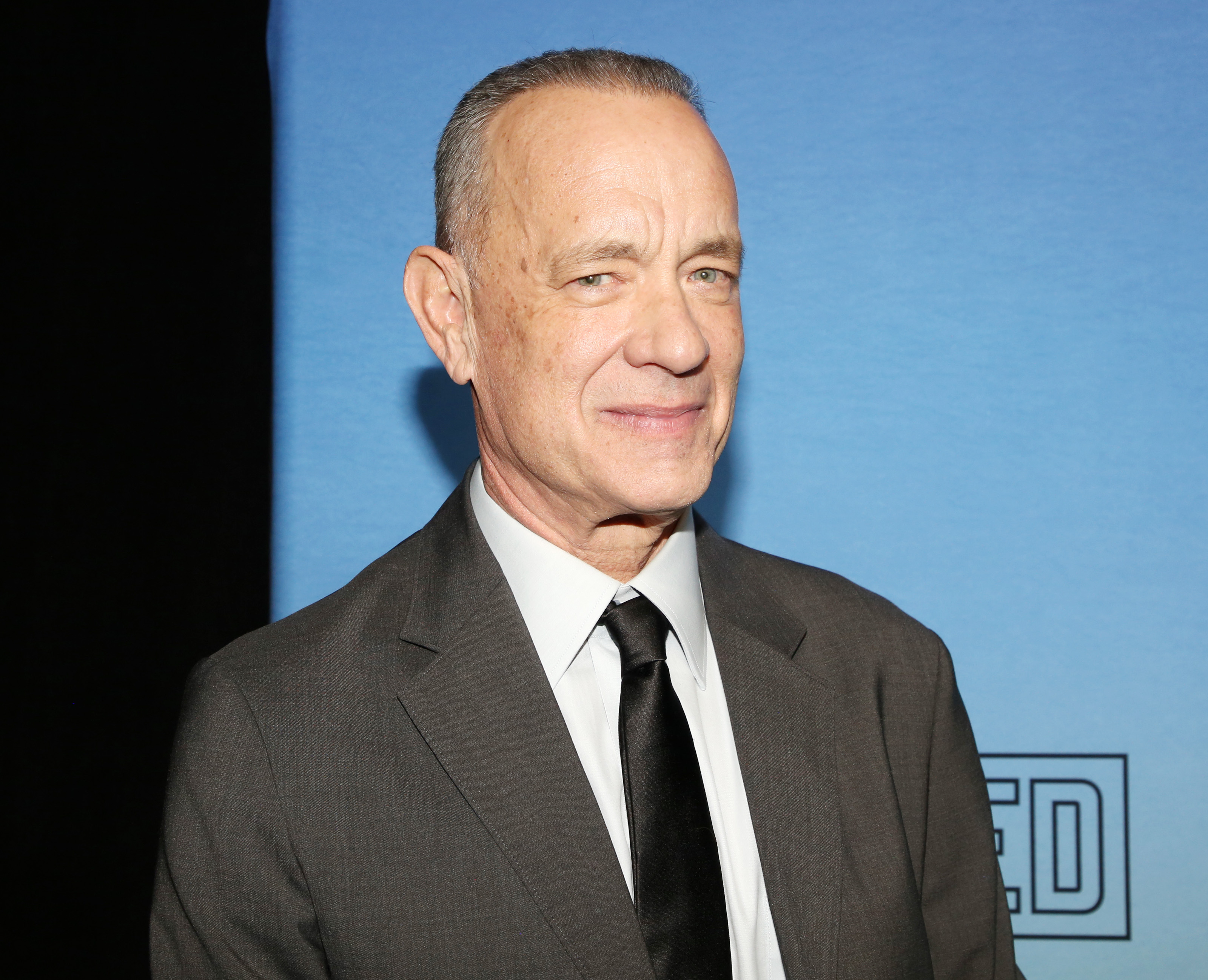 Tom Hanks during the gala opening night party for the new play "This World of Tomorrow" at The Griffin Theater at The Shed on November 18, 2025 in New York City. | Source: Getty Images