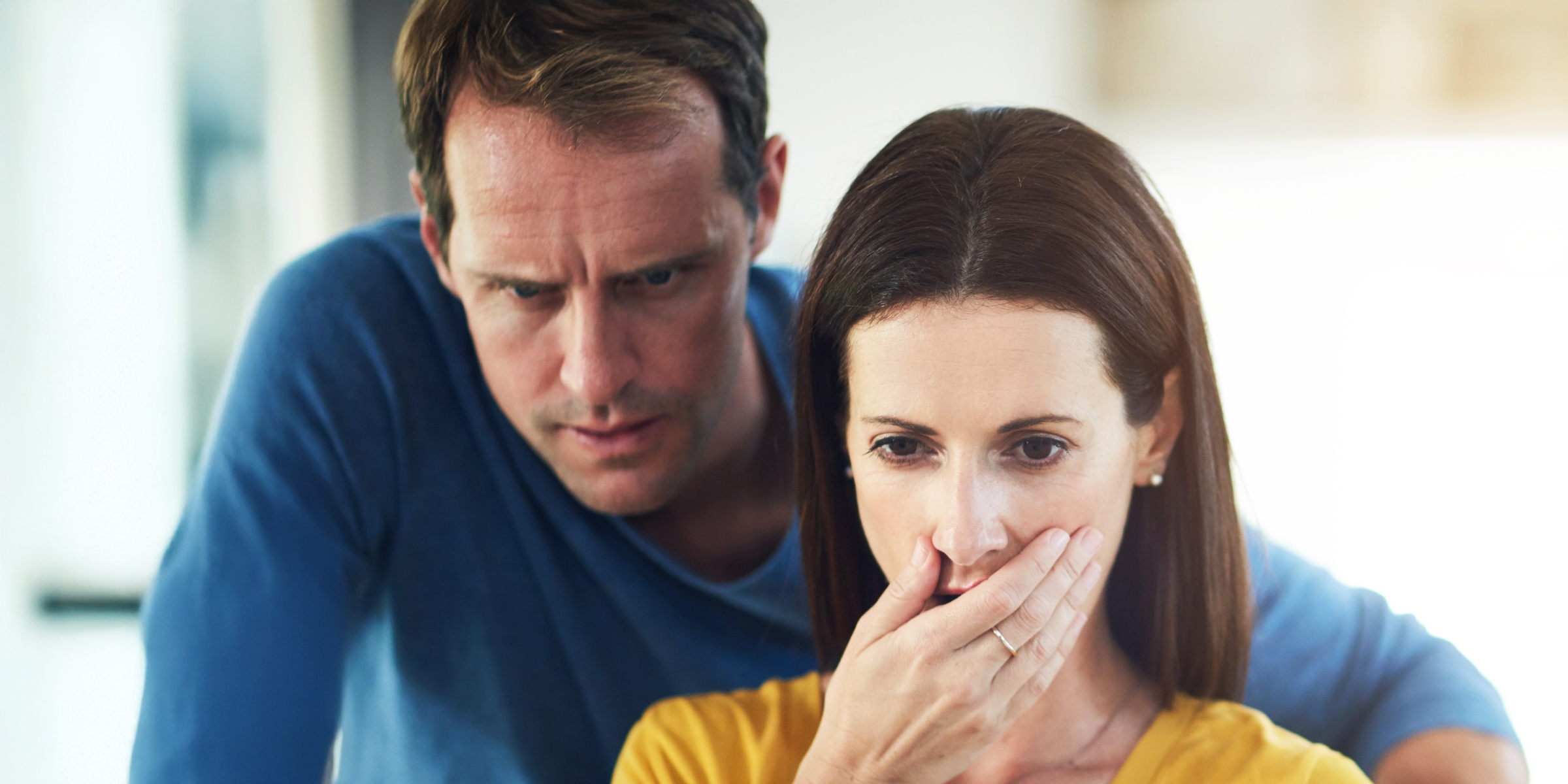 A shocked couple | Source: Shutterstock