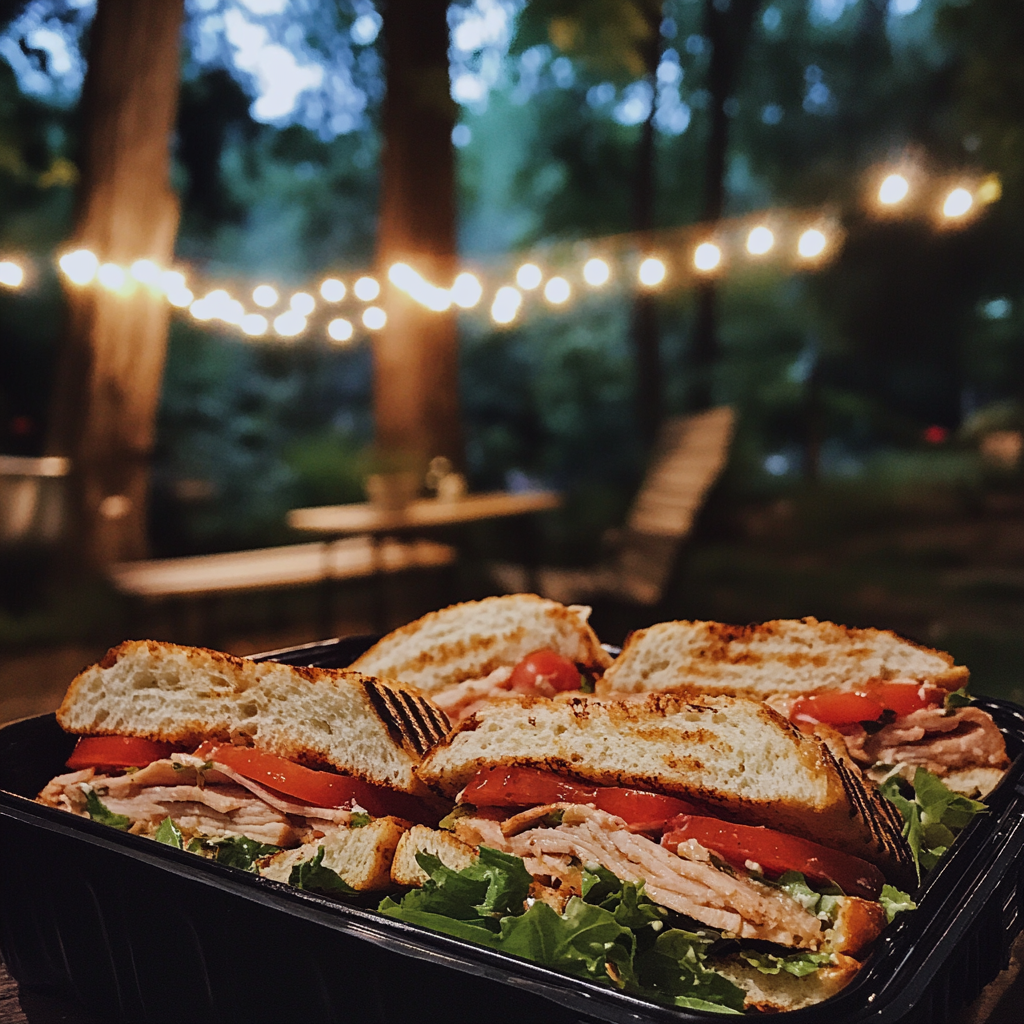 A container of sandwiches | Source: Midjourney