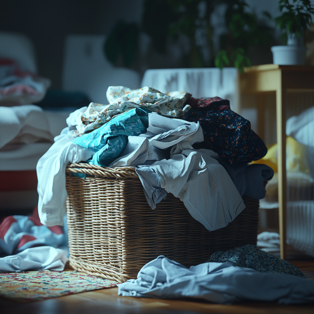 Clothes in a basket | Source: Midjourney