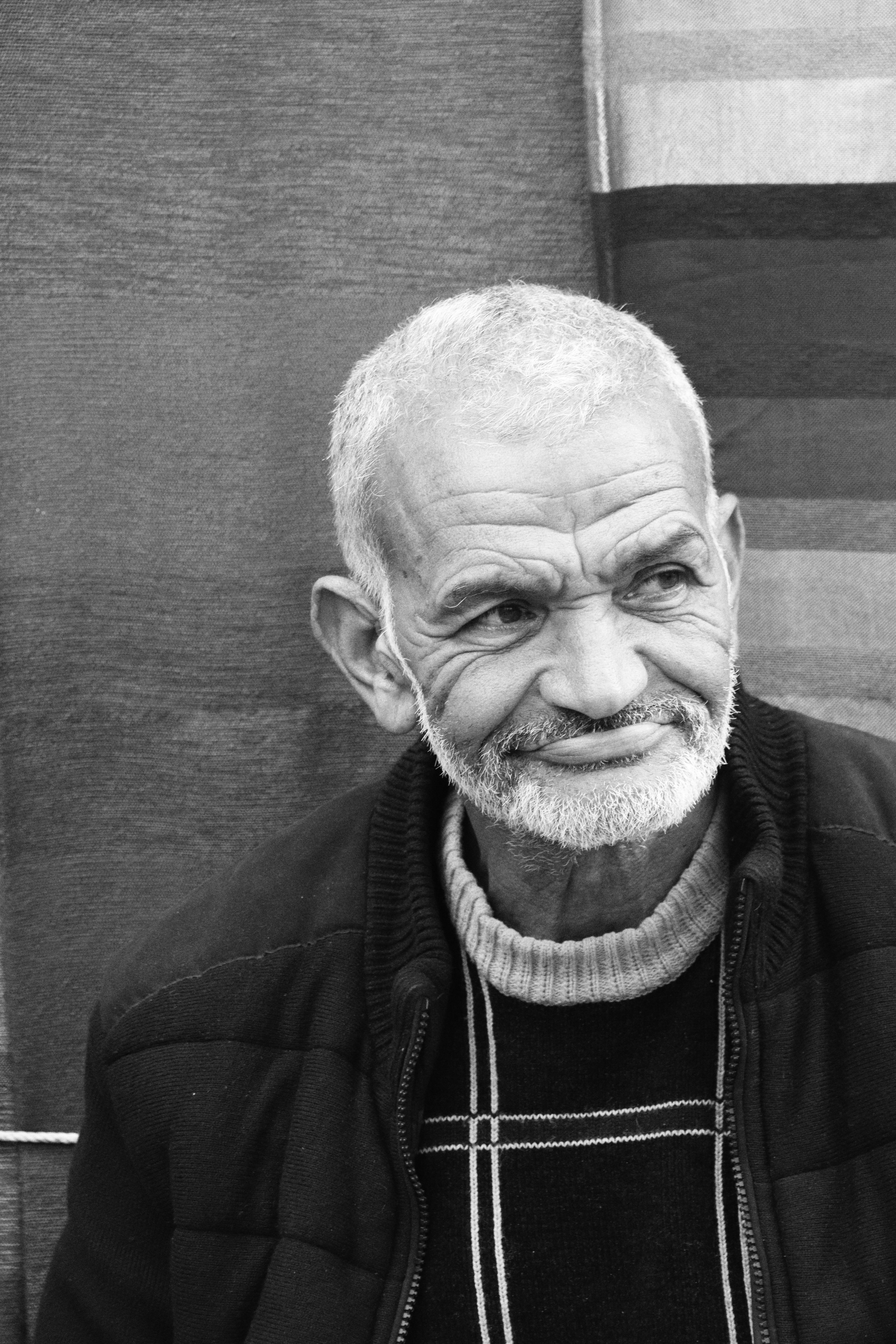 A black and white photo of an elderly man | Source: Pexels