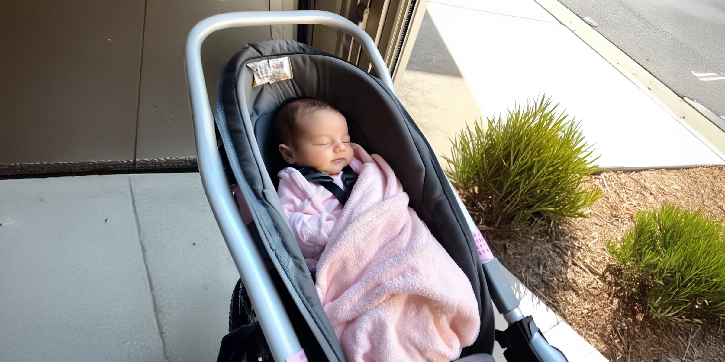 A baby in a car seat abandoned at the door | Source: AmoMama