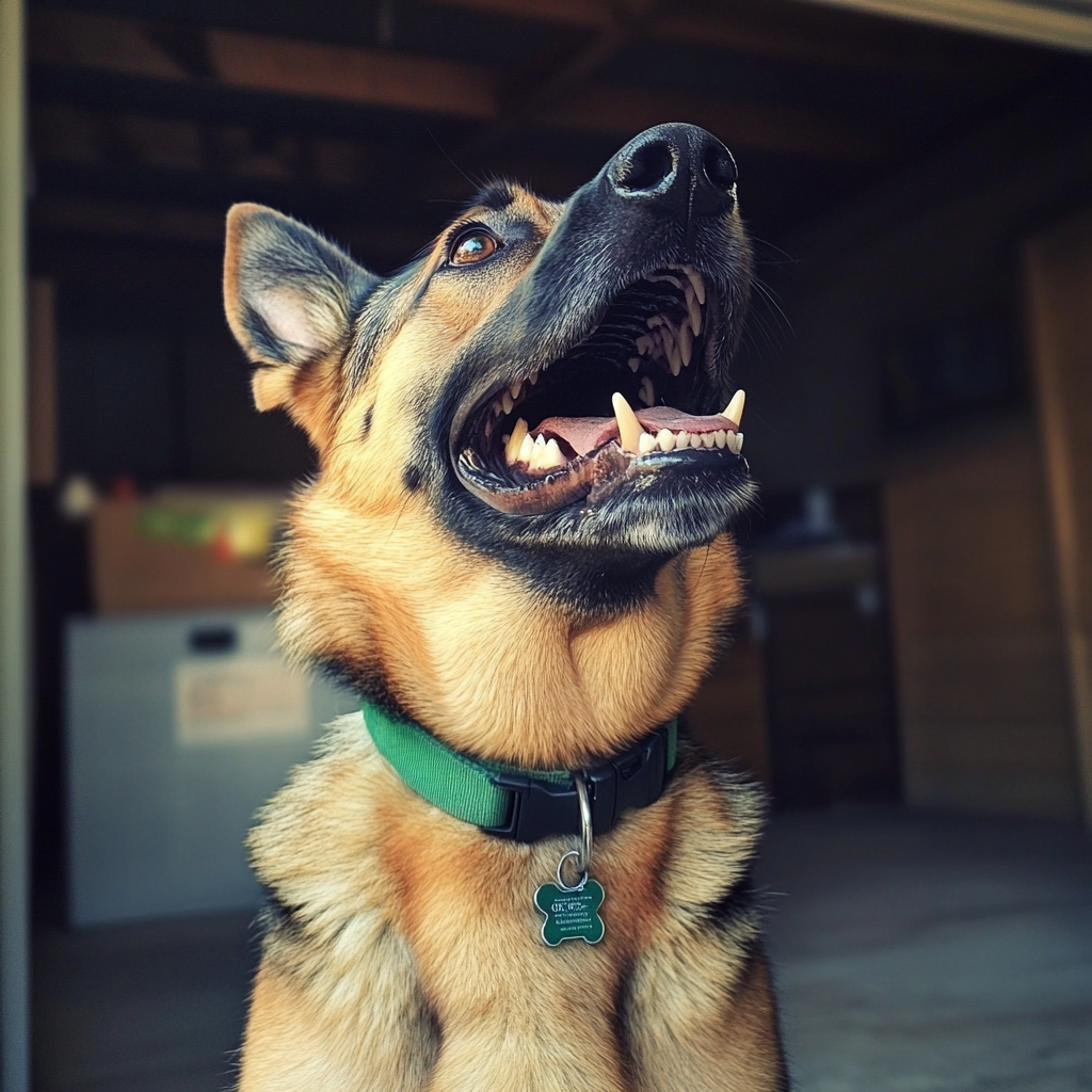 A barking dog | Source: Midjourney