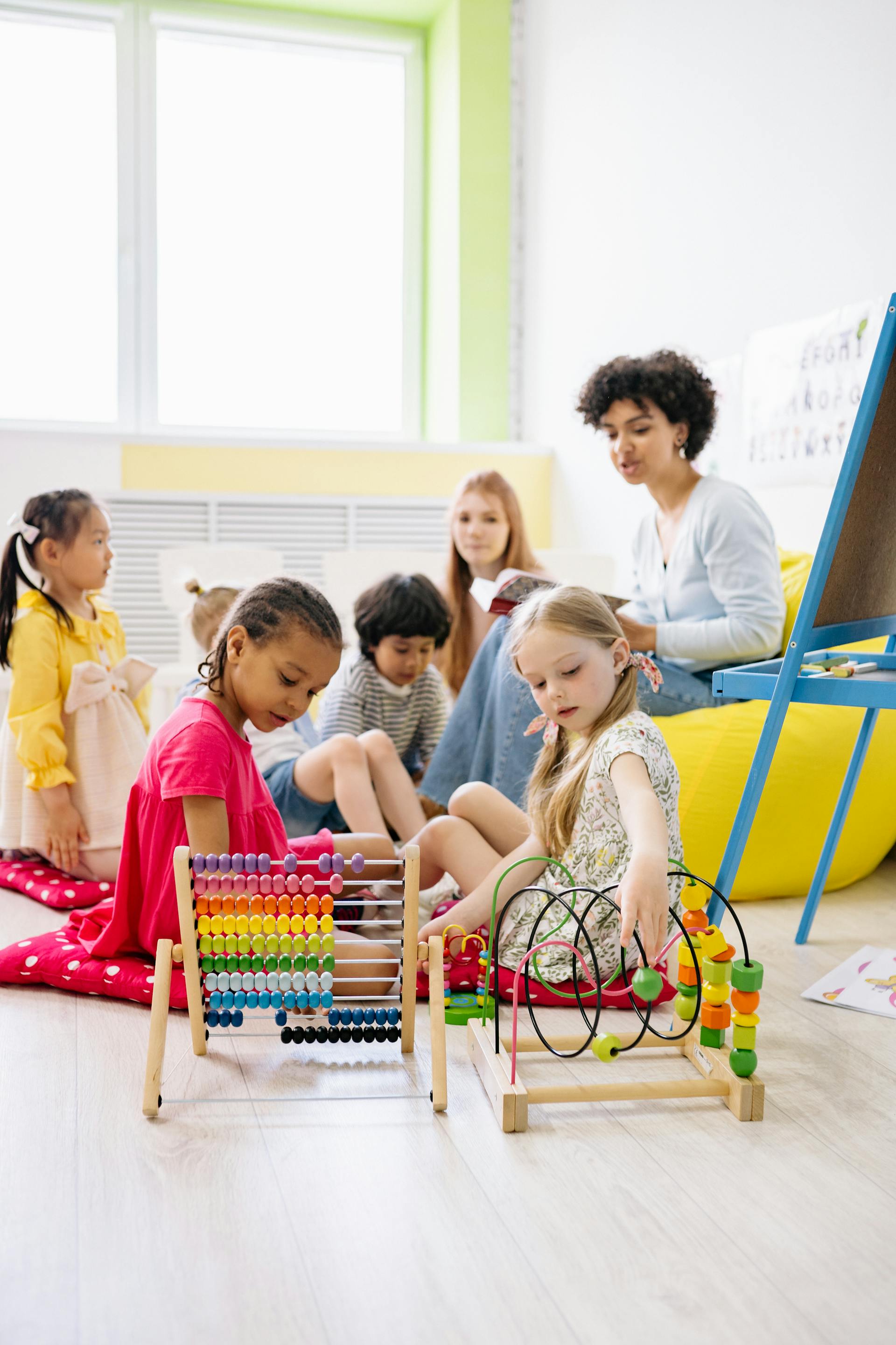 Children learning to use the abacus in a class | Source: Pexels