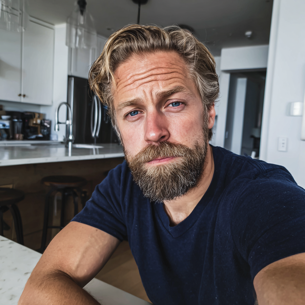 A frowning and upset man | Source: Midjourney