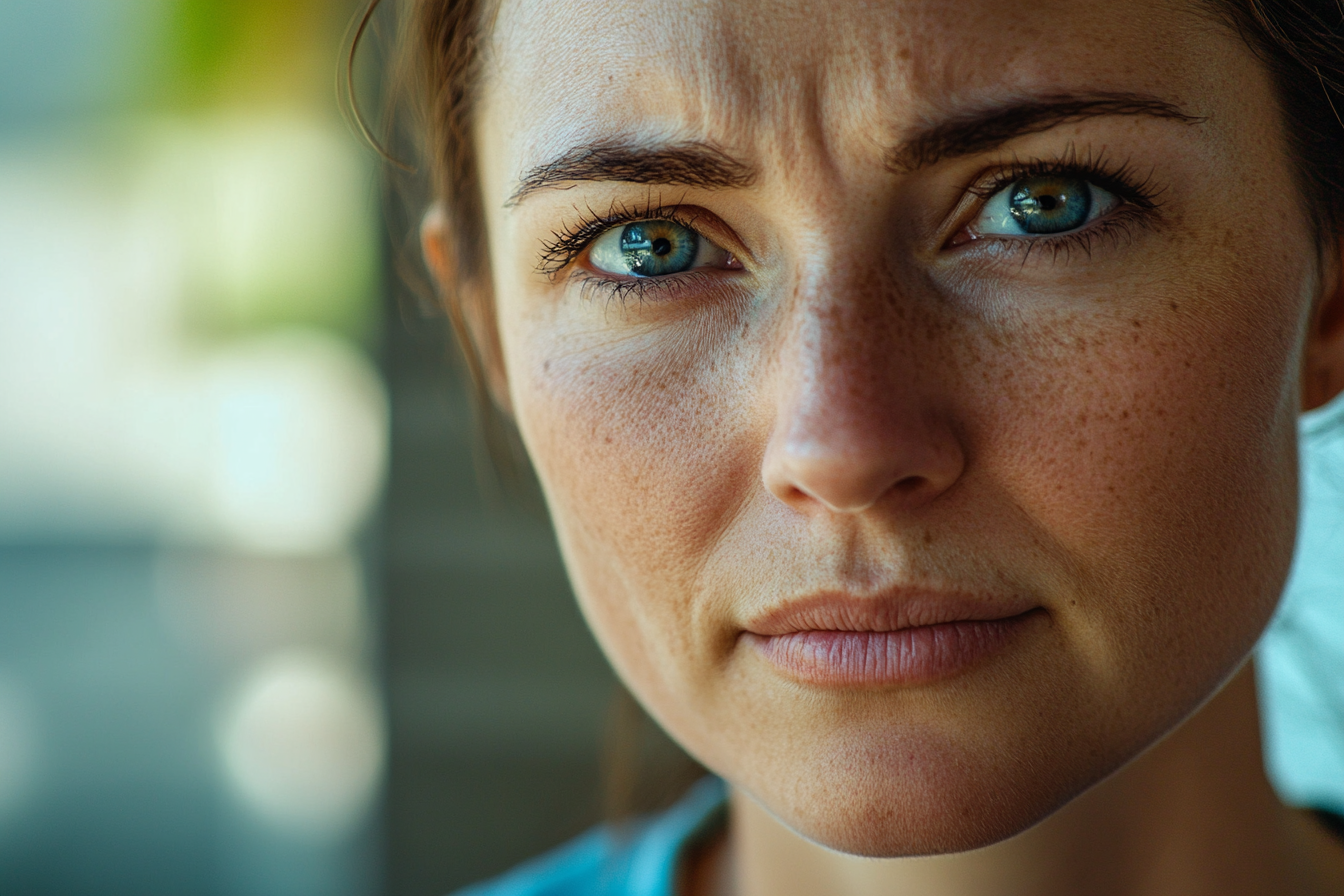 A woman looking at someone | Source: Midjourney